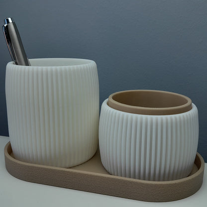 Lunetra Dúo - Macetero y Lapicero