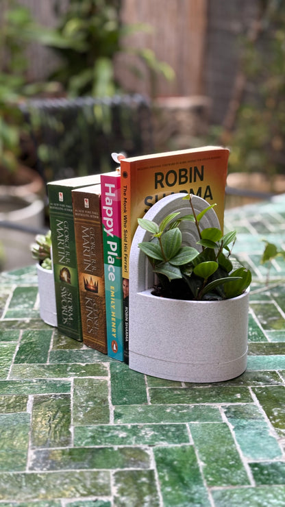 Arcadia sujetalibros - Maceteros