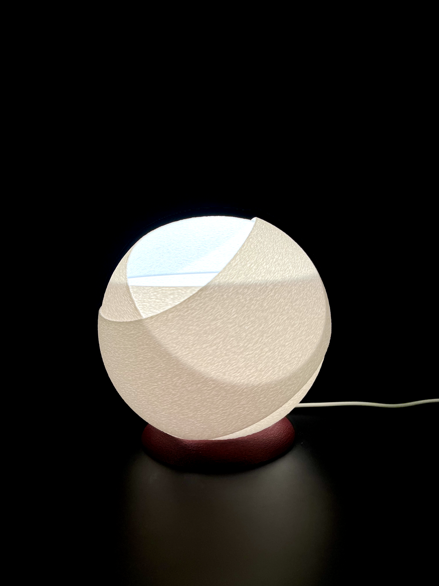 Bola de nieve - Lámpara de mesa